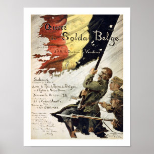 Affiches Belge Ouvre du Soldat