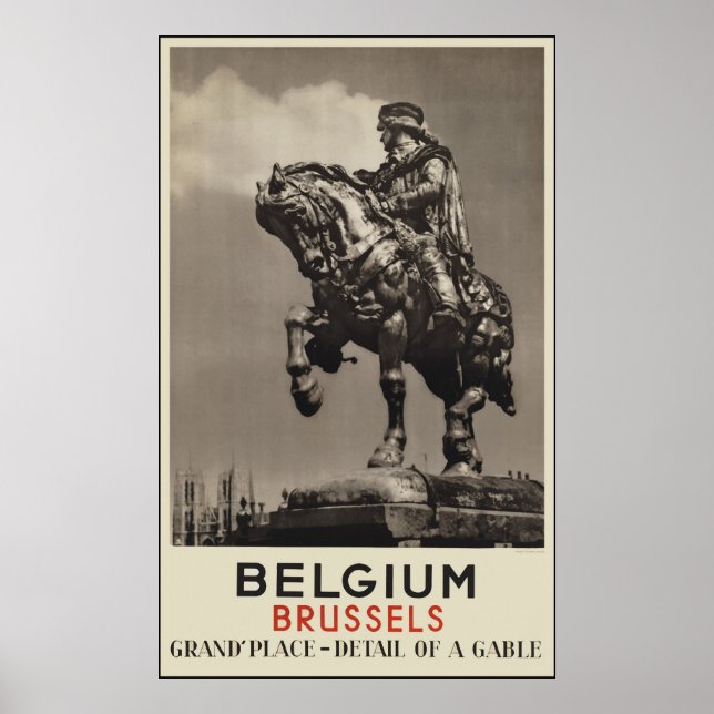 Affiches Belgique Bruxelles (Devant)
