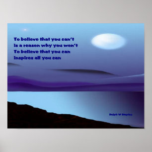 Affiches Believe that you can