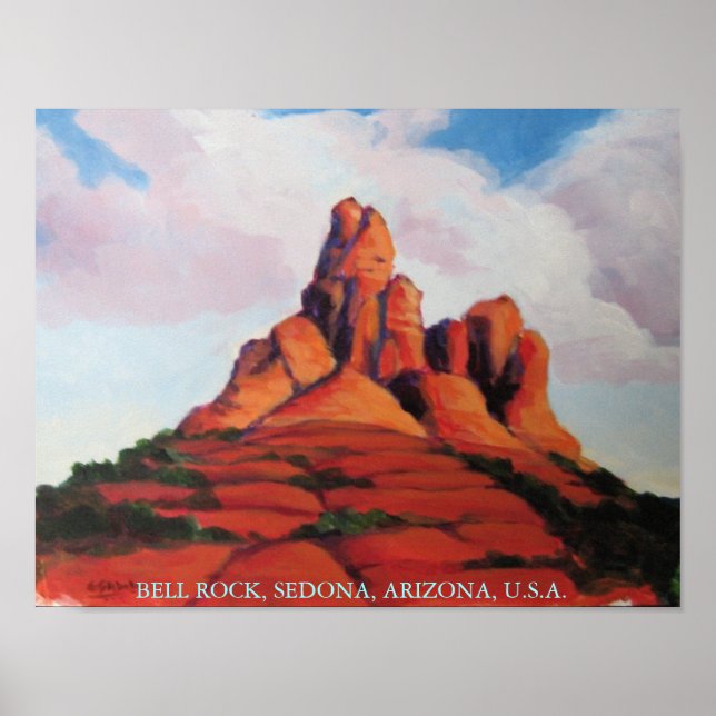 Affiches Bell Rock, Sedona, Arizona, USA (Devant)