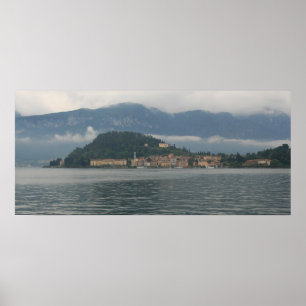 Affiches Bellagio dans l'affiche du brouillard