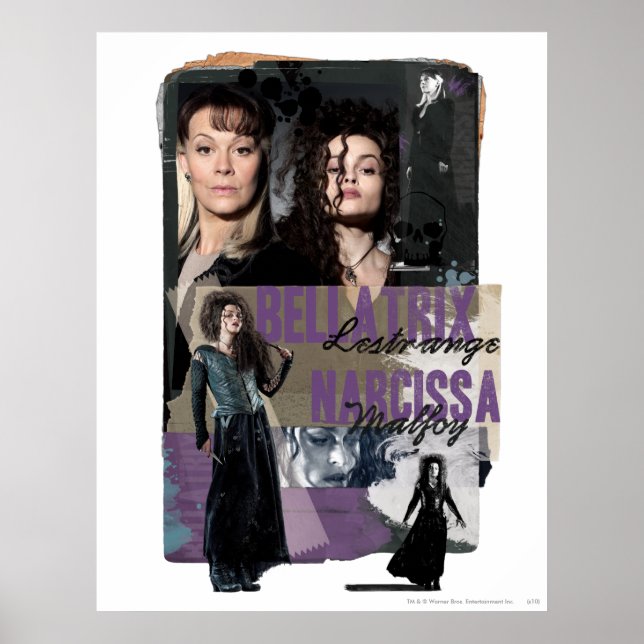 Affiches Bellatrix Lestrange et Narcissa Malfoy (Devant)