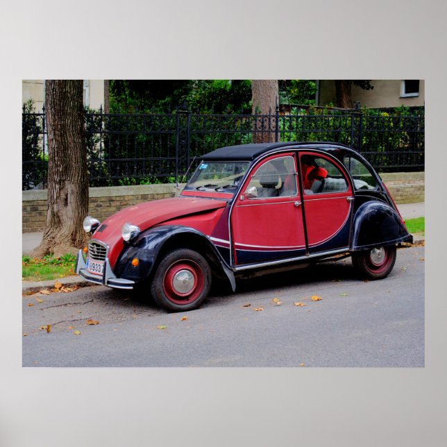 Affiches Belle Citroen 2CV Charleston (Devant)