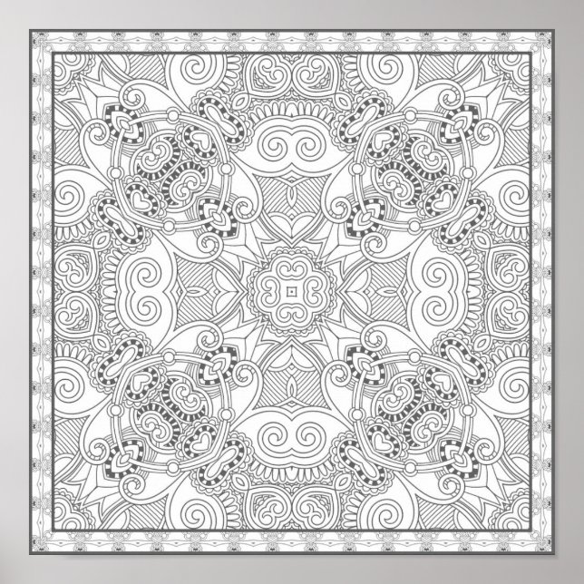 Affiches Belle conception Zendoodle 2 (Devant)