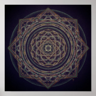 Affiches Belle copie de mandala