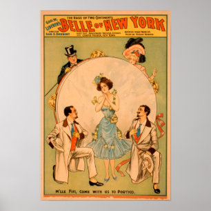 Affiches "Belle d'affiche de théâtre musical de New York"