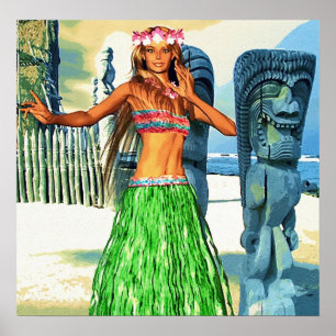 Affiches Belle Hawaï