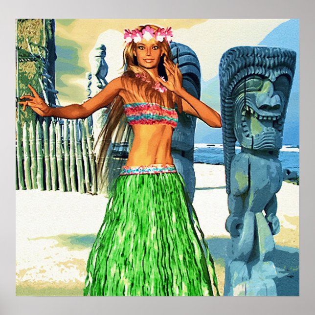 Affiches Belle Hawaii (Devant)