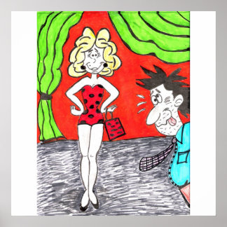 Affiches Belle Pageant Humour Dessin