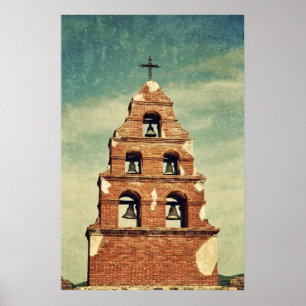 Affiches Belltower Mission San Miguel Arcangel