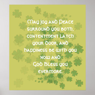 Affiches Bénédiction de mariage irlandais