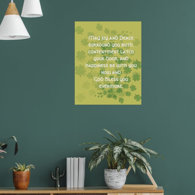 Affiches Bénédiction de mariage irlandais (Salon 1)
