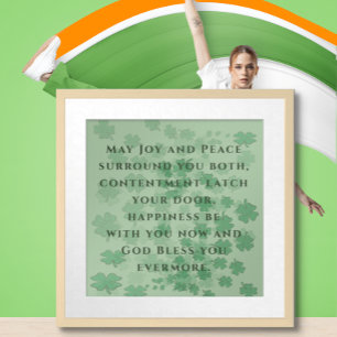 Affiches Bénédiction de mariage irlandais - -