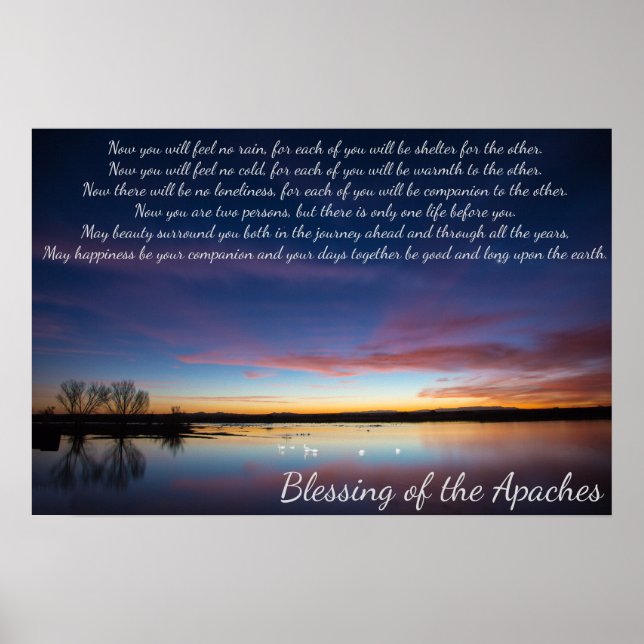 Affiches Bénédiction des Apaches (Devant)