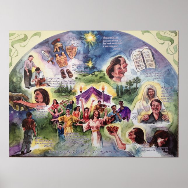 AFFICHES BÉNÉDICTION D'UNE VIE SPIRITUELLE (Devant)