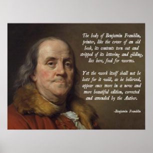 Affiches Benjamin Franklin Heaven