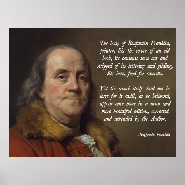 Affiches Benjamin Franklin Heaven (Devant)