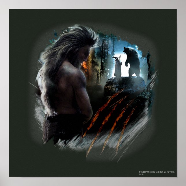 Affiches BEORN™ Et Gandalf Graphique (Devant)