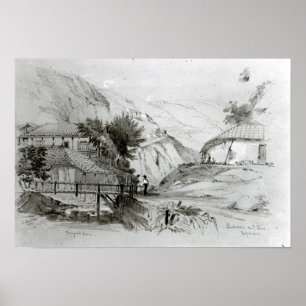 Affiches Berger's House, Valparaiso, 1834