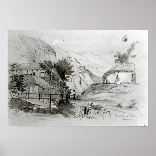 Affiches Berger's House, Valparaiso, 1834 (Devant)