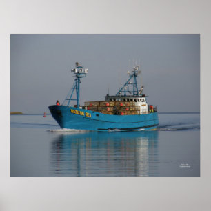 Affiches Bering Sea, Crab Boat in Dutch Harbor, AK