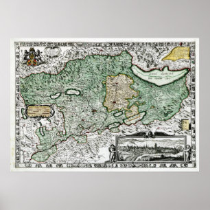 Affiches Berne - carte 1636
