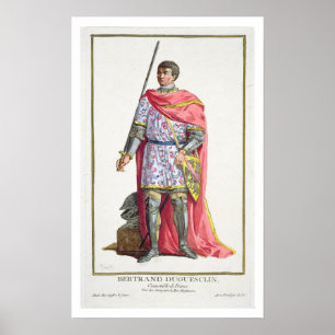 Affiches Bertrand du Guesclin (1320-80) de Receuil des E