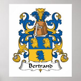 Affiches Bertrand Family Crest
