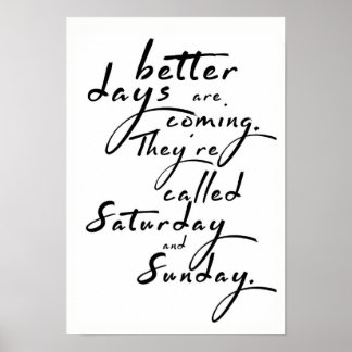 Affiches Better Days