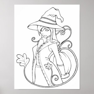 Affiches Bewitching Color-Your-Own