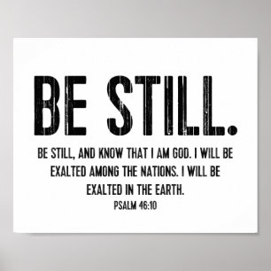 Affiches Bible Verse Écriture Typographie chrétienne