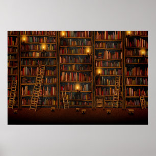 Affiches Bibliothèque de Google
