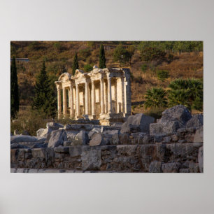 Affiches Bibliothèque Des Ruines De Celsus