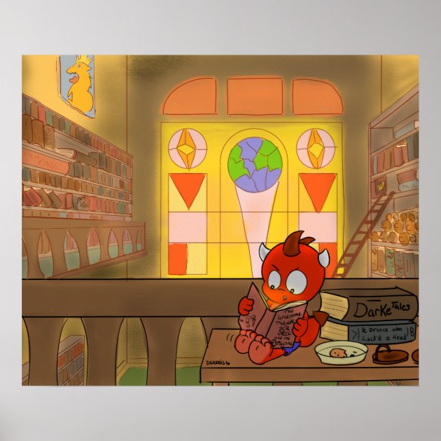 Affiches Bibliothèque Dragon (Devant)