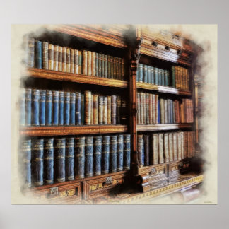 Affiches Bibliothèque médiévale et livres de l'Antiquité