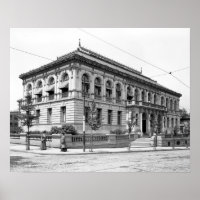 Bibliothèque publique de Providence, 1906. Photo a