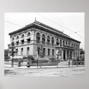 Affiches Bibliothèque publique de Providence, 1906. Photo a