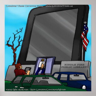 Affiches Bibliothèques De La Nouvelle Génération Drôle Post