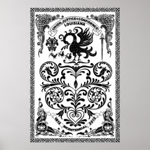 Affiches Bicentennial Louisiana Mardi Gras Party Voir les n