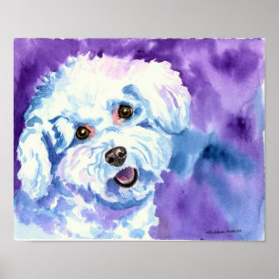 Affiches Bichon Frise Art Wall PRINT