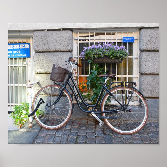 Affiches Bicycle Parking Prohibited, Copenhagen, Denmark (Devant)