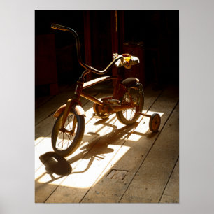 Affiches Bicyclette d'enfant à l'ancienne minoterie