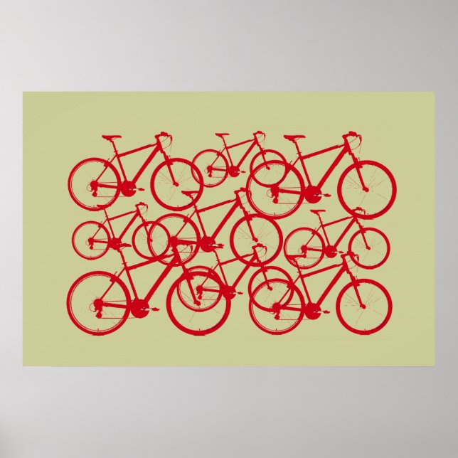 Affiches bicyclettes multiples (Devant)