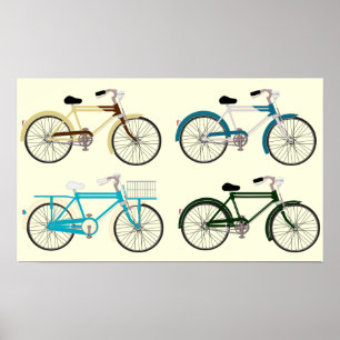 Affiches Bicyclettes vintages