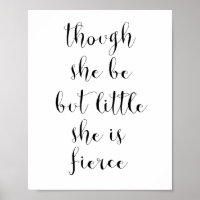 Bien qu'elle ne soit que petite, elle est féroce