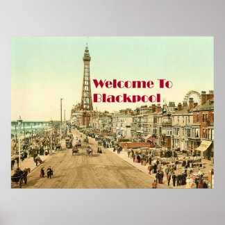 Affiches Bienvenue à Blackpool