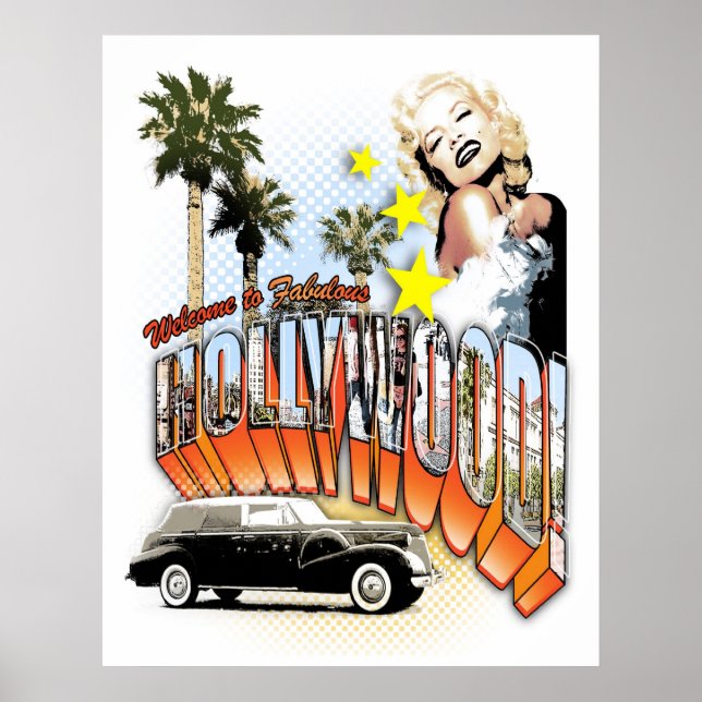 Affiches bienvenue à hollywood (Devant)
