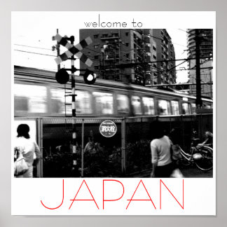 Affiches bienvenue au Japon
