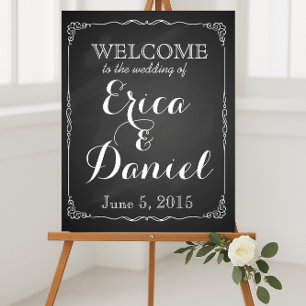 Affiches bienvenue au mariage du panneau de signalisation d