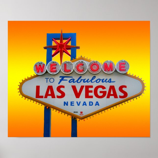 Affiches Bienvenue sur l'affiche de Las Vegas (Devant)